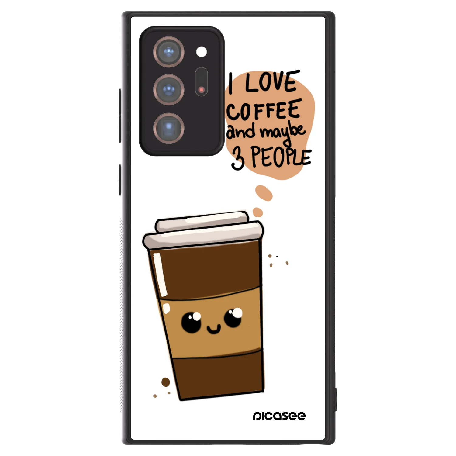 Picasee ULTIMATE CASE für Samsung Galaxy Note 20 Ultra - Cute coffee