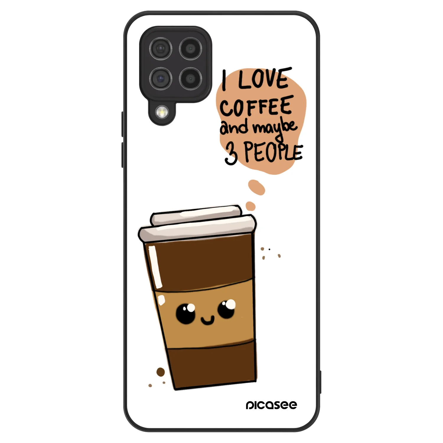 Picasee ULTIMATE CASE für Samsung Galaxy A22 A225F 4G - Cute coffee