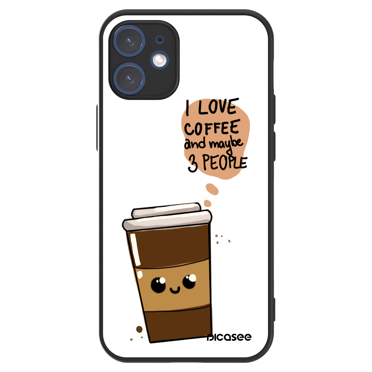 Picasee ULTIMATE CASE MagSafe für Apple iPhone 12 mini - Cute coffee