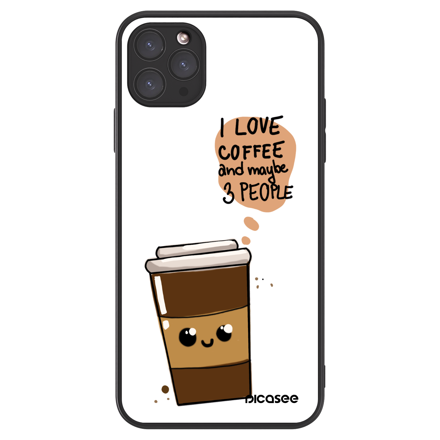 Picasee ULTIMATE CASE MagSafe für Apple iPhone 11 Pro Max - Cute coffee