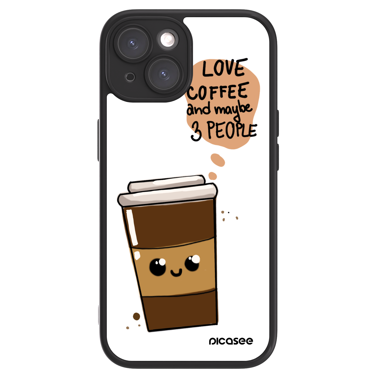 Picasee ULTIMATE CASE für Apple iPhone 15 - Cute coffee