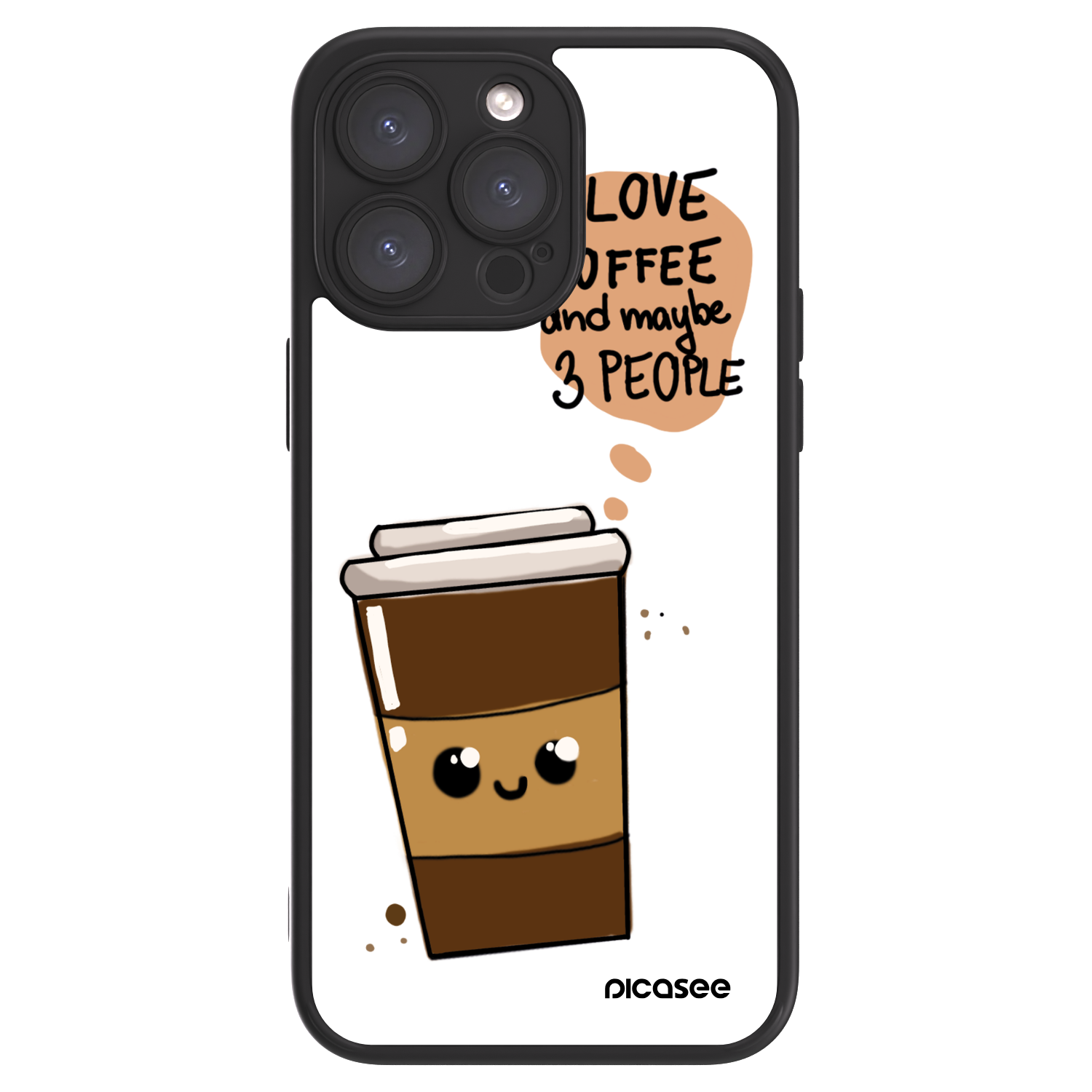 Picasee ULTIMATE CASE für Apple iPhone 15 Pro Max - Cute coffee