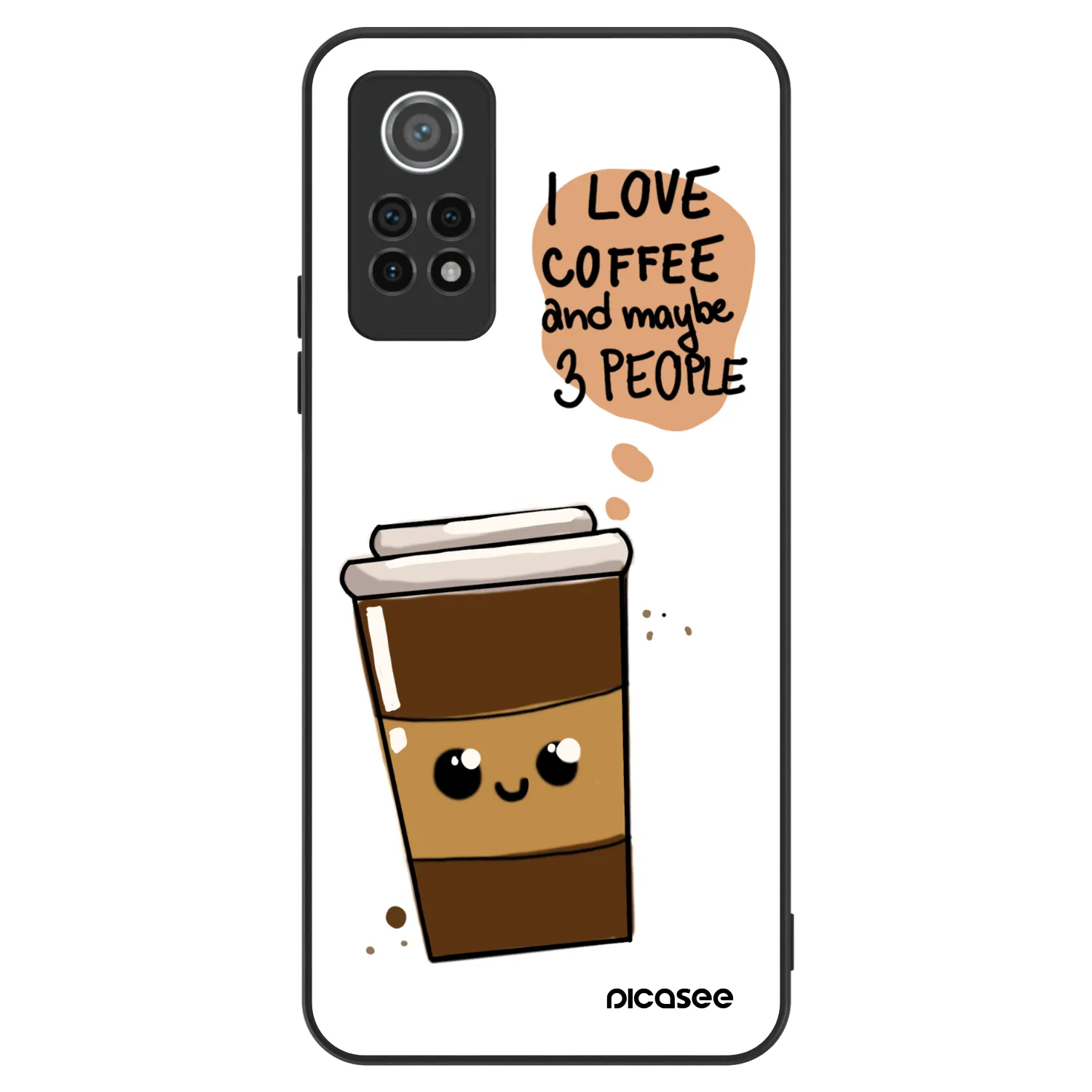 Picasee ULTIMATE CASE für Xiaomi Redmi Note 12 Pro 4G - Cute coffee