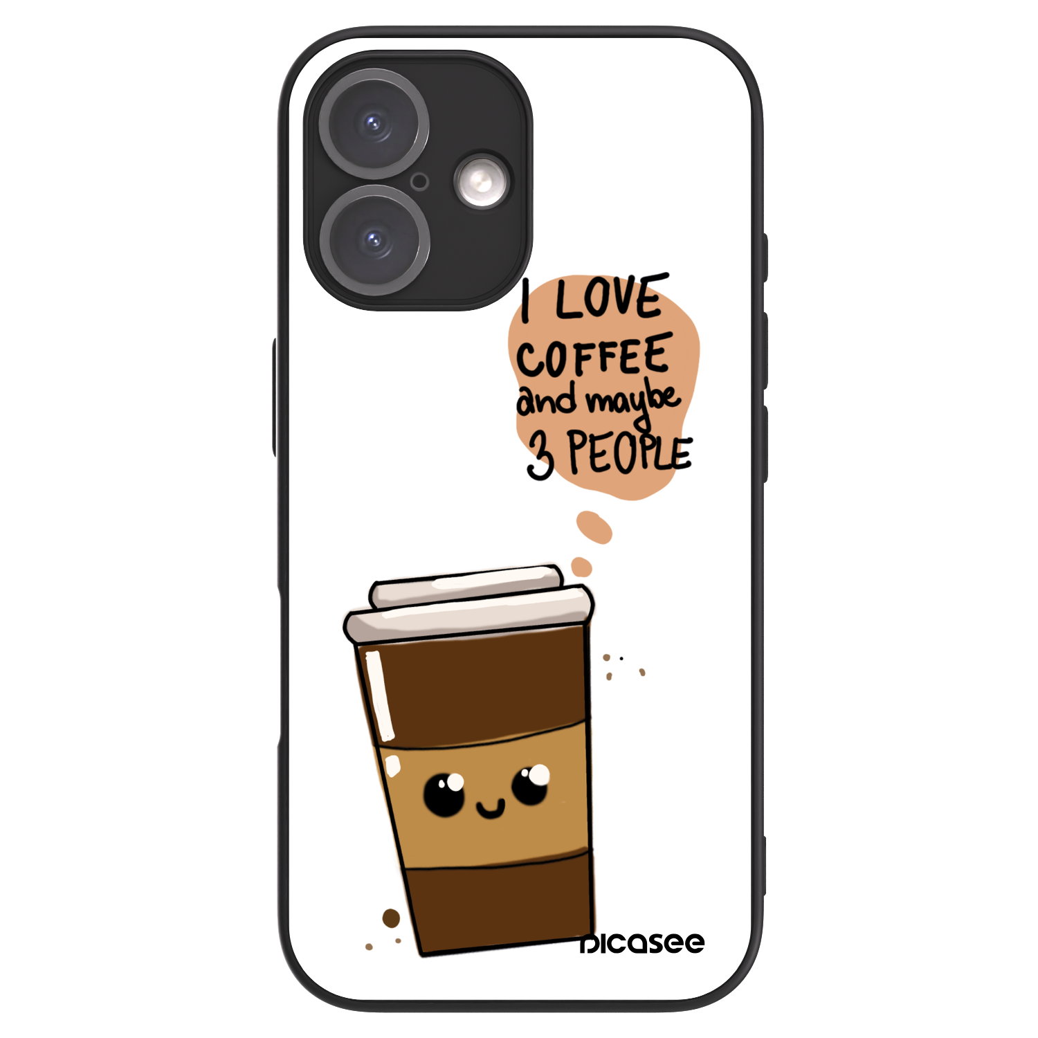 Picasee ULTIMATE CASE MagSafe für Apple iPhone 16 - Cute coffee