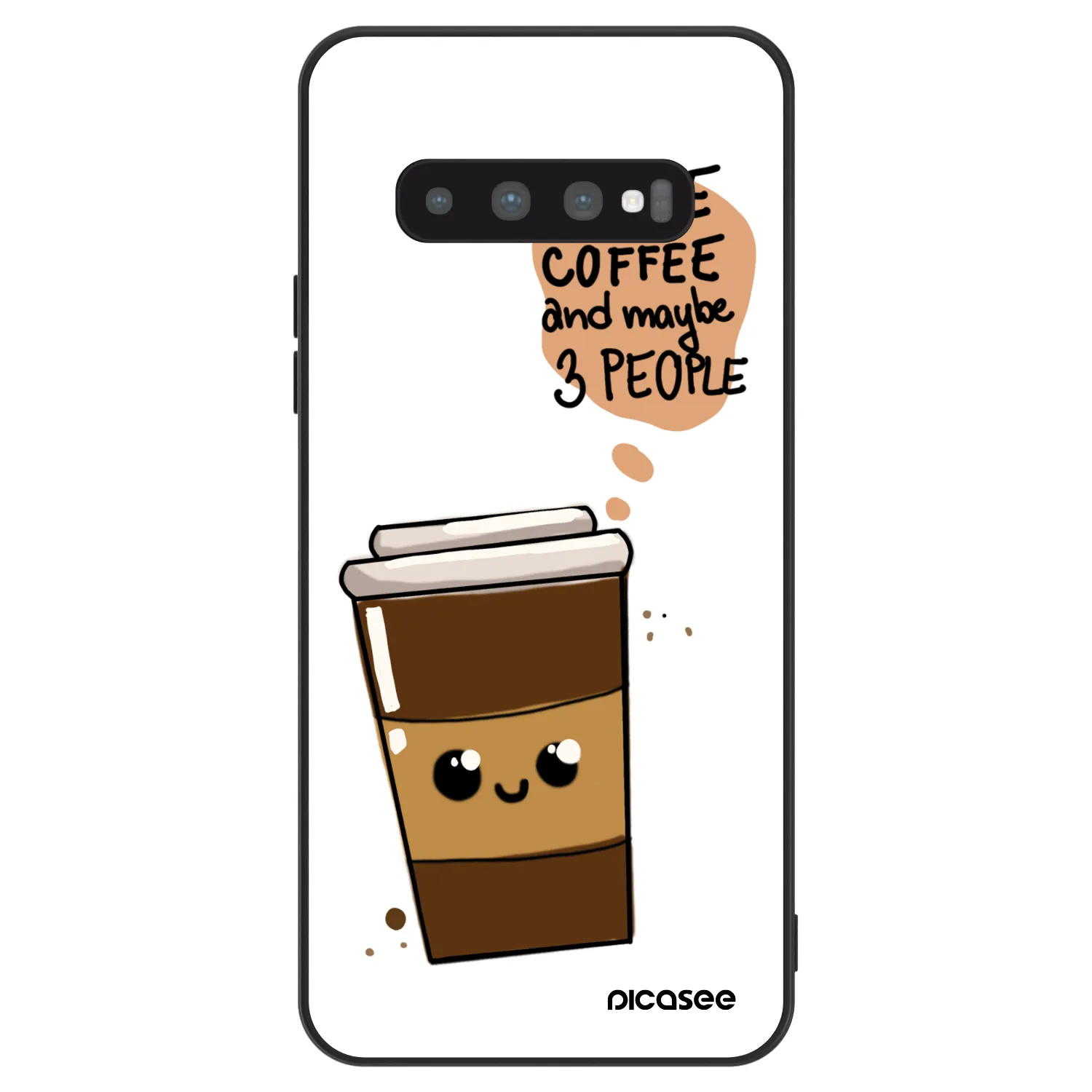 Picasee ULTIMATE CASE für Samsung Galaxy S10 Plus G975 - Cute coffee