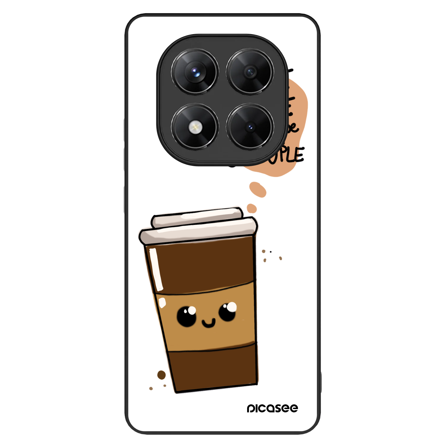 Picasee ULTIMATE CASE für Xiaomi Redmi Note 14 Pro 5G - Cute coffee