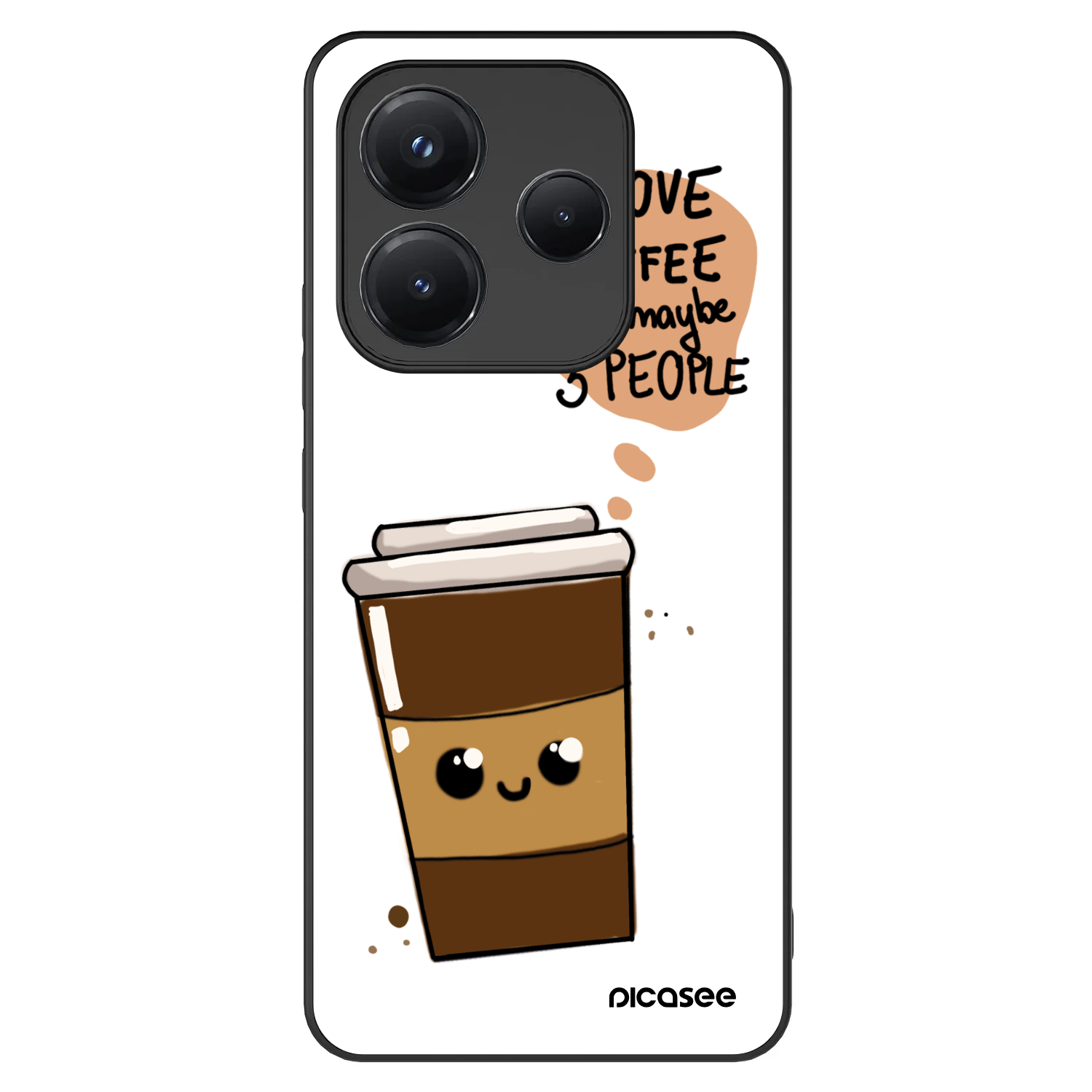 Picasee ULTIMATE CASE für Xiaomi Redmi Note 14 5G - Cute coffee