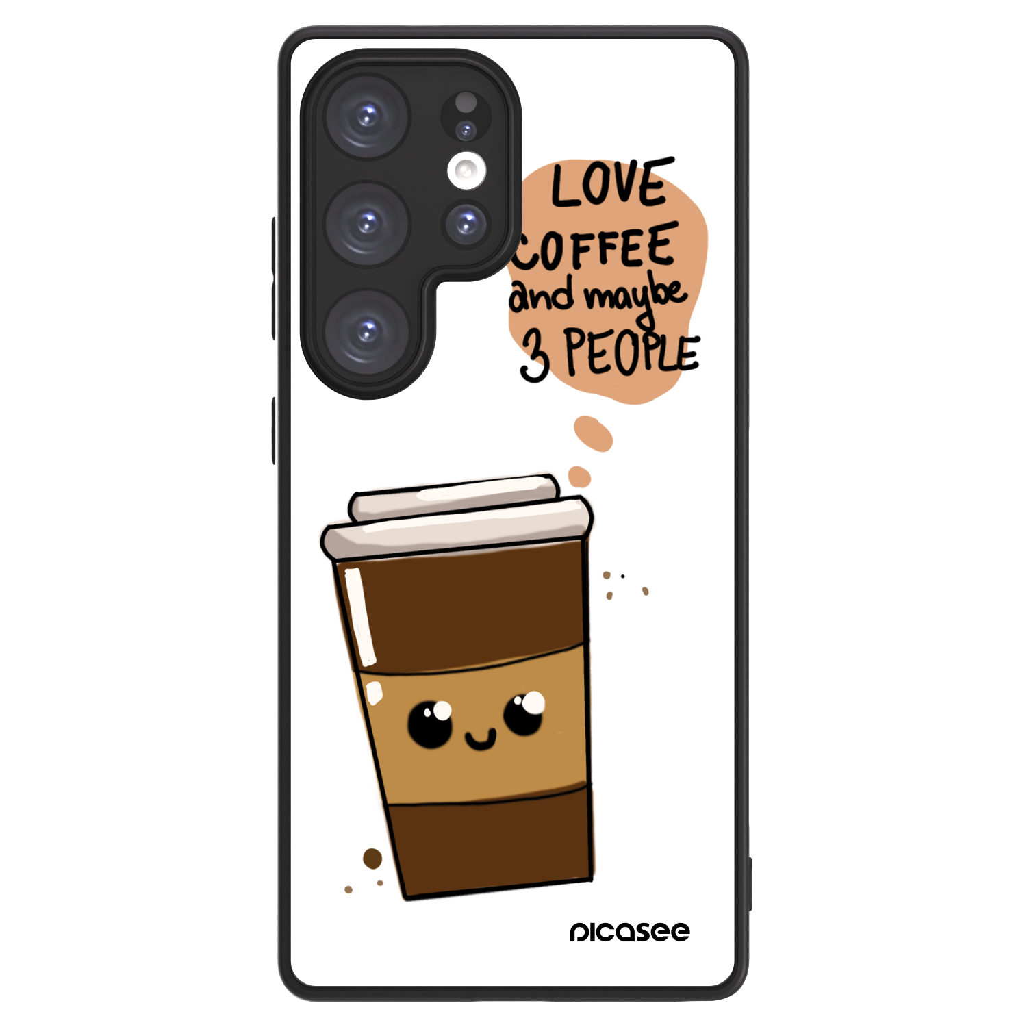 Picasee ULTIMATE CASE für Samsung Galaxy S25 Ultra 5G - Cute coffee