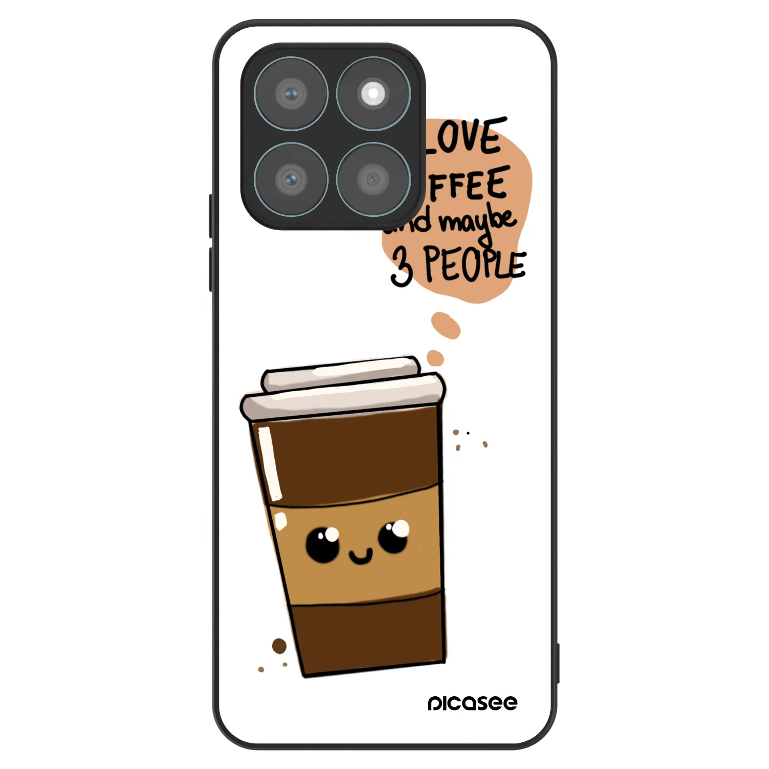 Picasee ULTIMATE CASE für Honor X8c - Cute coffee
