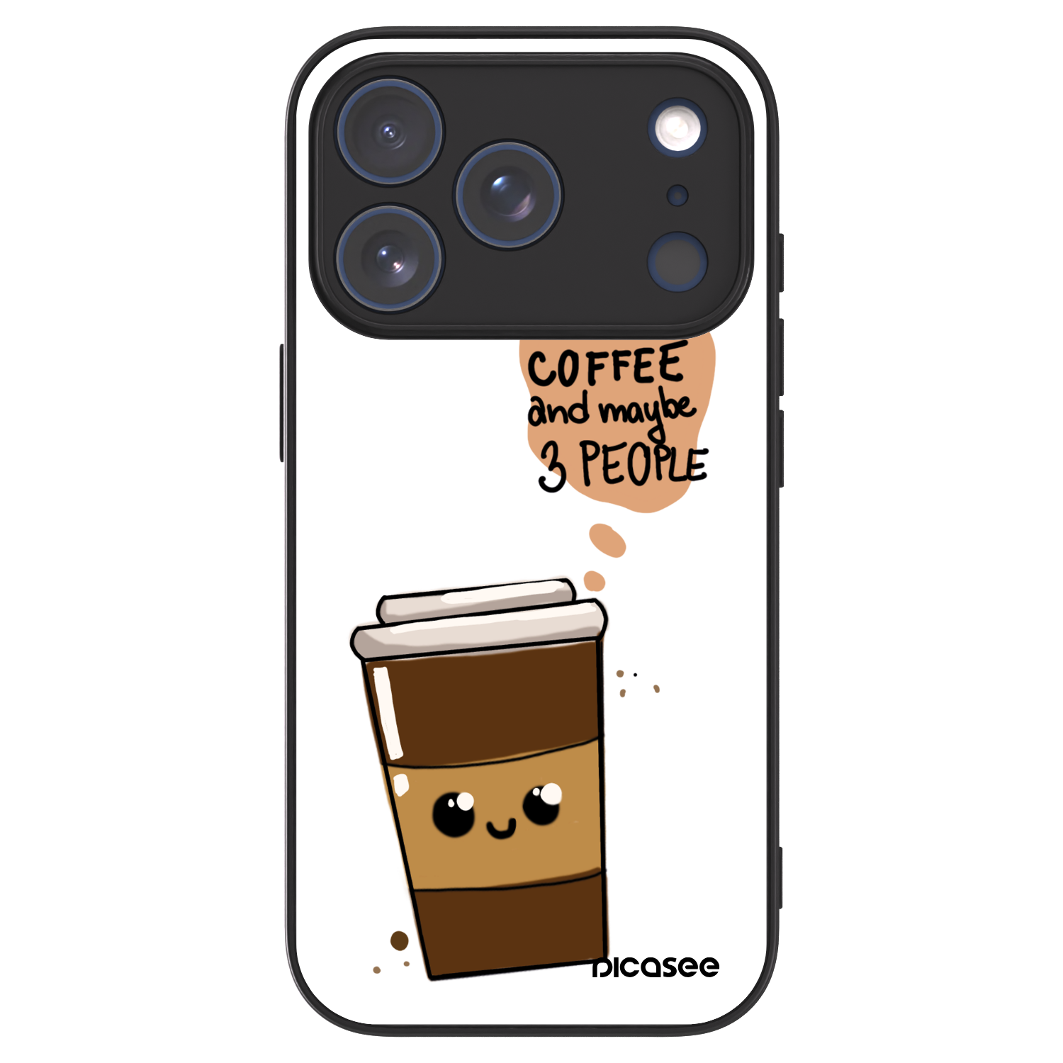 Picasee ULTIMATE CASE MagSafe für Apple iPhone 17 Pro - Cute coffee