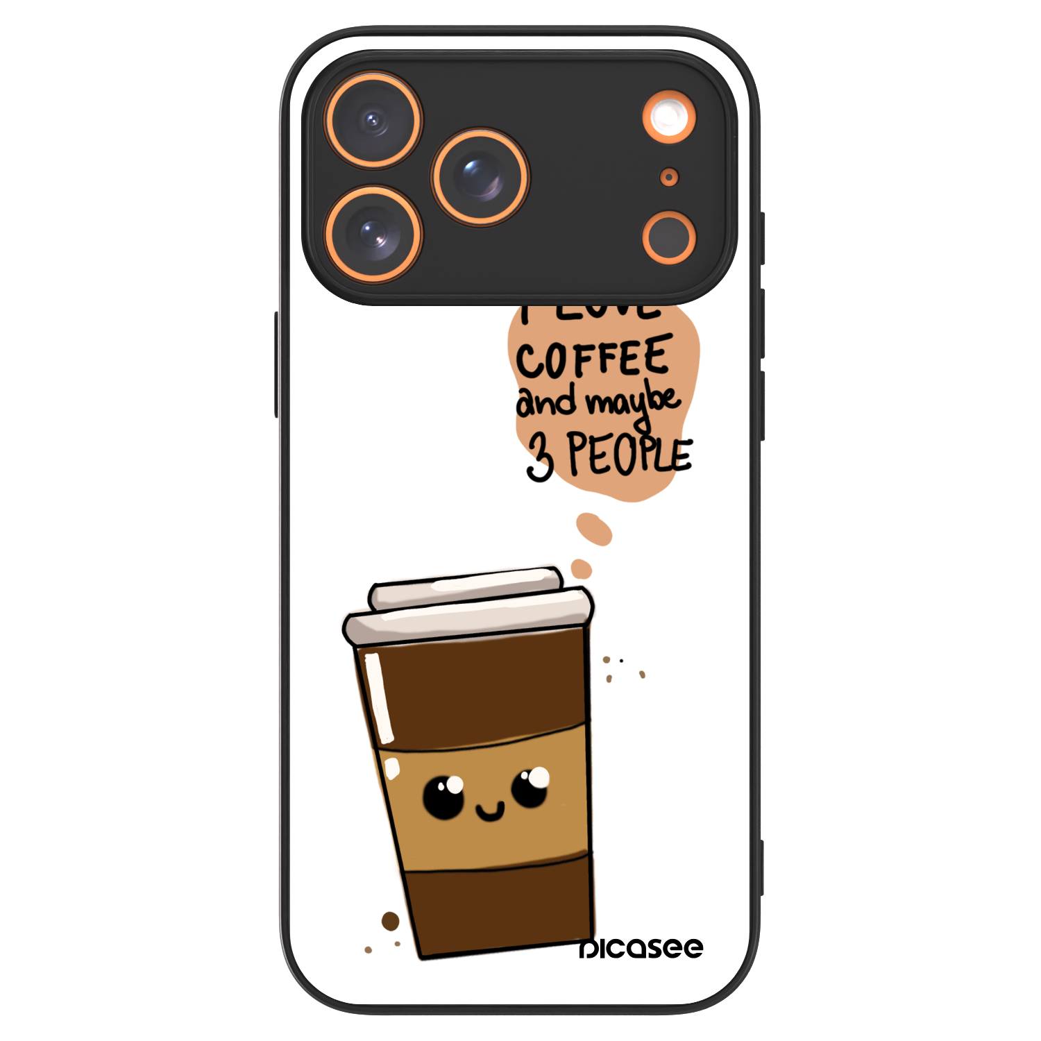 Picasee ULTIMATE CASE MagSafe für Apple iPhone 17 Pro Max - Cute coffee