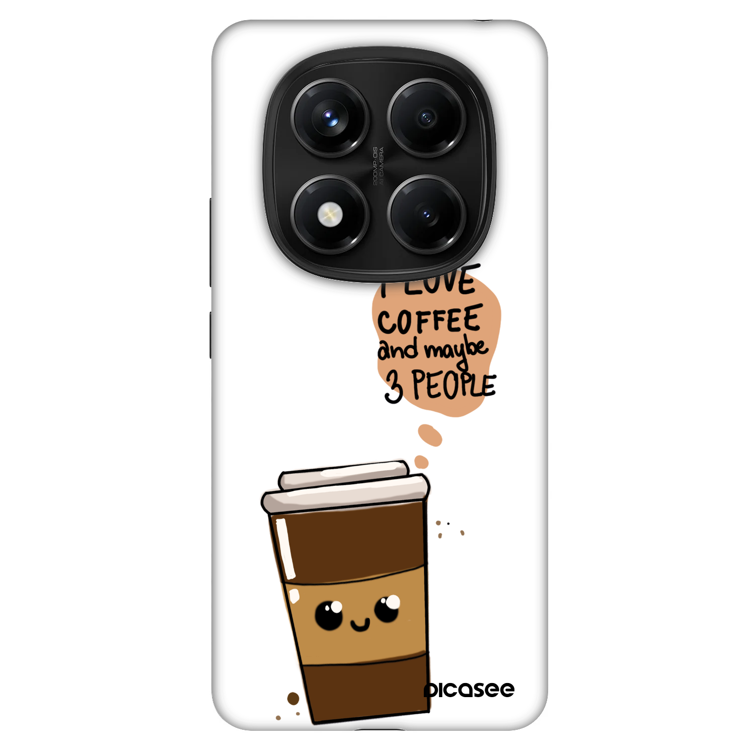 Picasee Fashion Case für Xiaomi Redmi Note 14 Pro 5G - Cute coffee