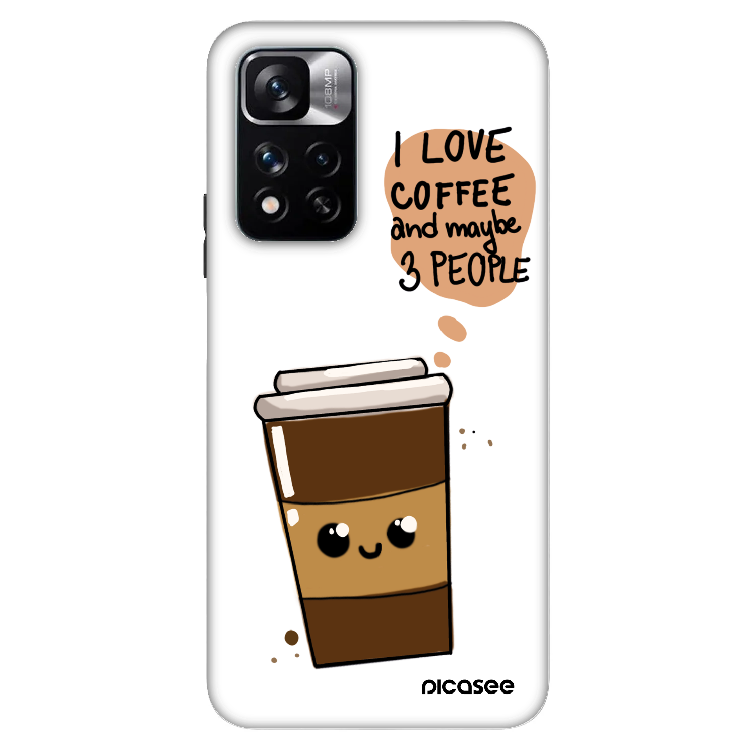 Picasee Fashion Case für Xiaomi Redmi Note 11 Pro 5G - Cute coffee
