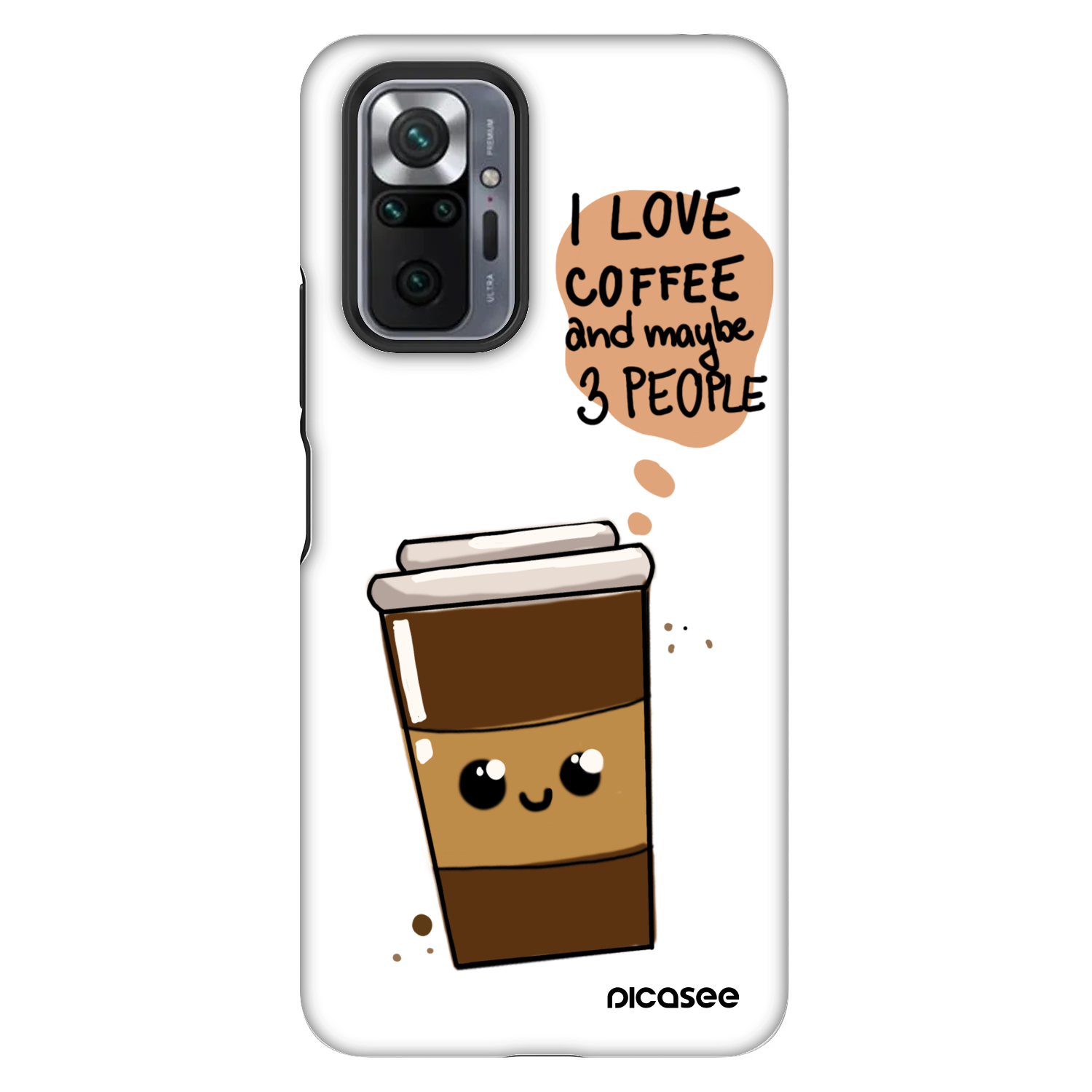 Picasee Fashion Case für Xiaomi Redmi Note 10 Pro - Cute coffee