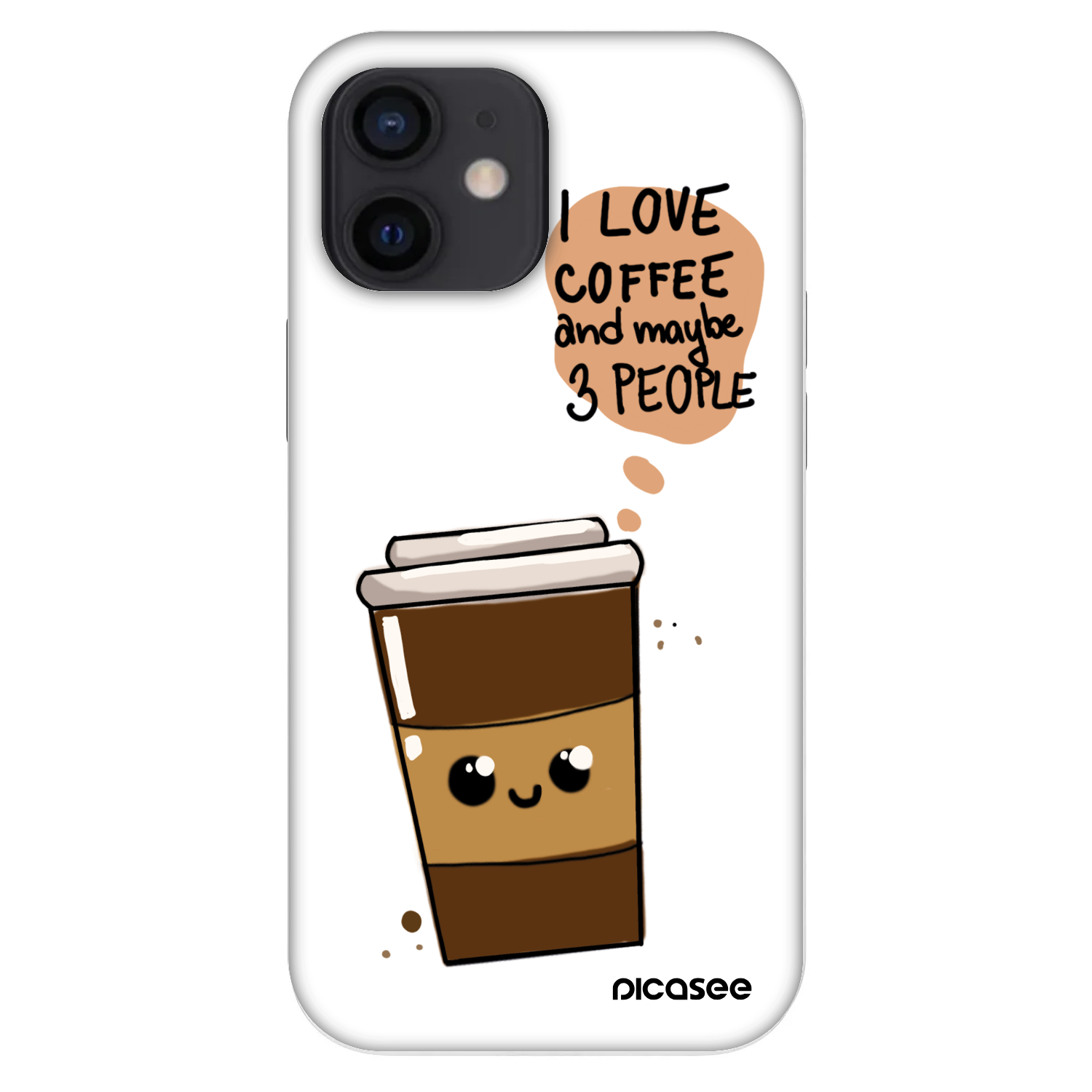 Picasee Fashion Case für Apple iPhone 12 mini - Cute coffee