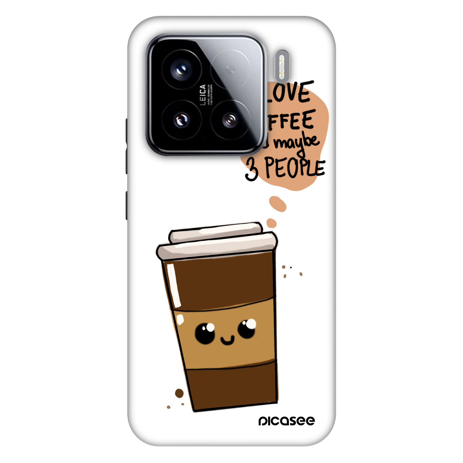 Picasee Fashion Case für Xiaomi 15 - Cute coffee