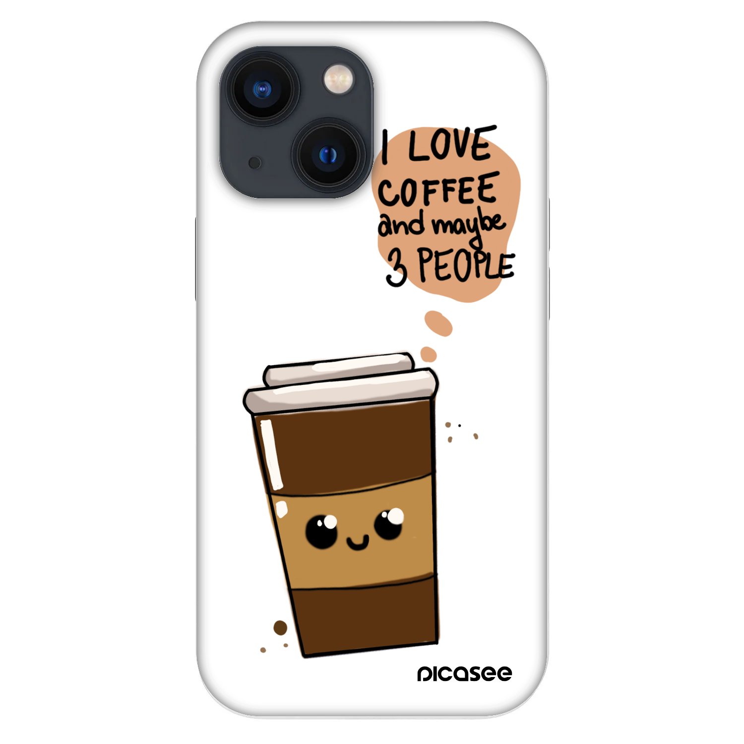 Picasee Fashion Case für Apple iPhone 13 mini - Cute coffee