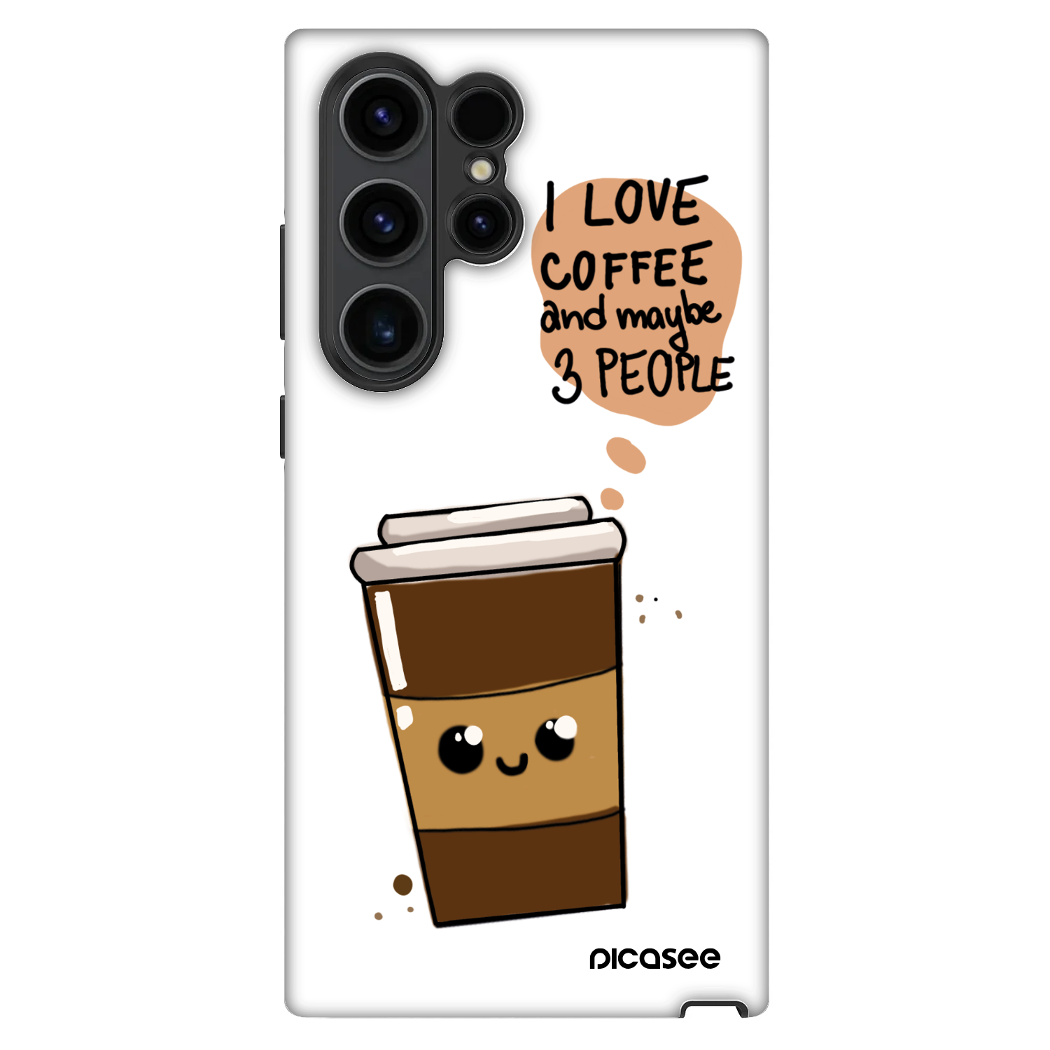 Picasee Fashion Case für Samsung Galaxy S22 Ultra 5G - Cute coffee
