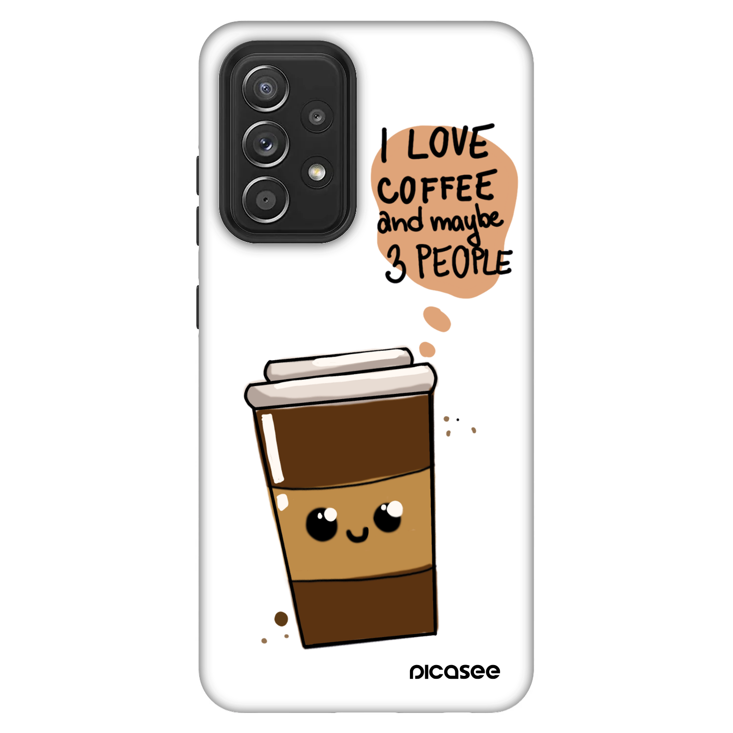 Picasee Fashion Case für Samsung Galaxy A52 5G A525F - Cute coffee