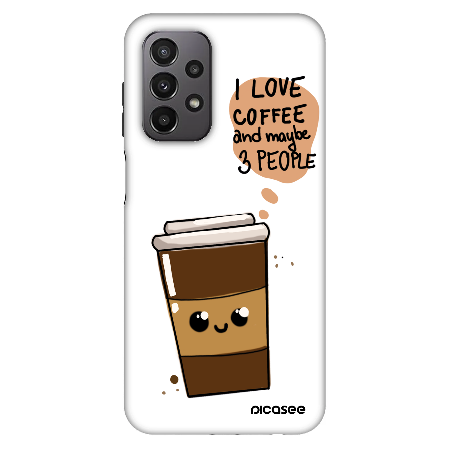 Picasee Fashion Case für Samsung Galaxy A23 A235F 4G - Cute coffee
