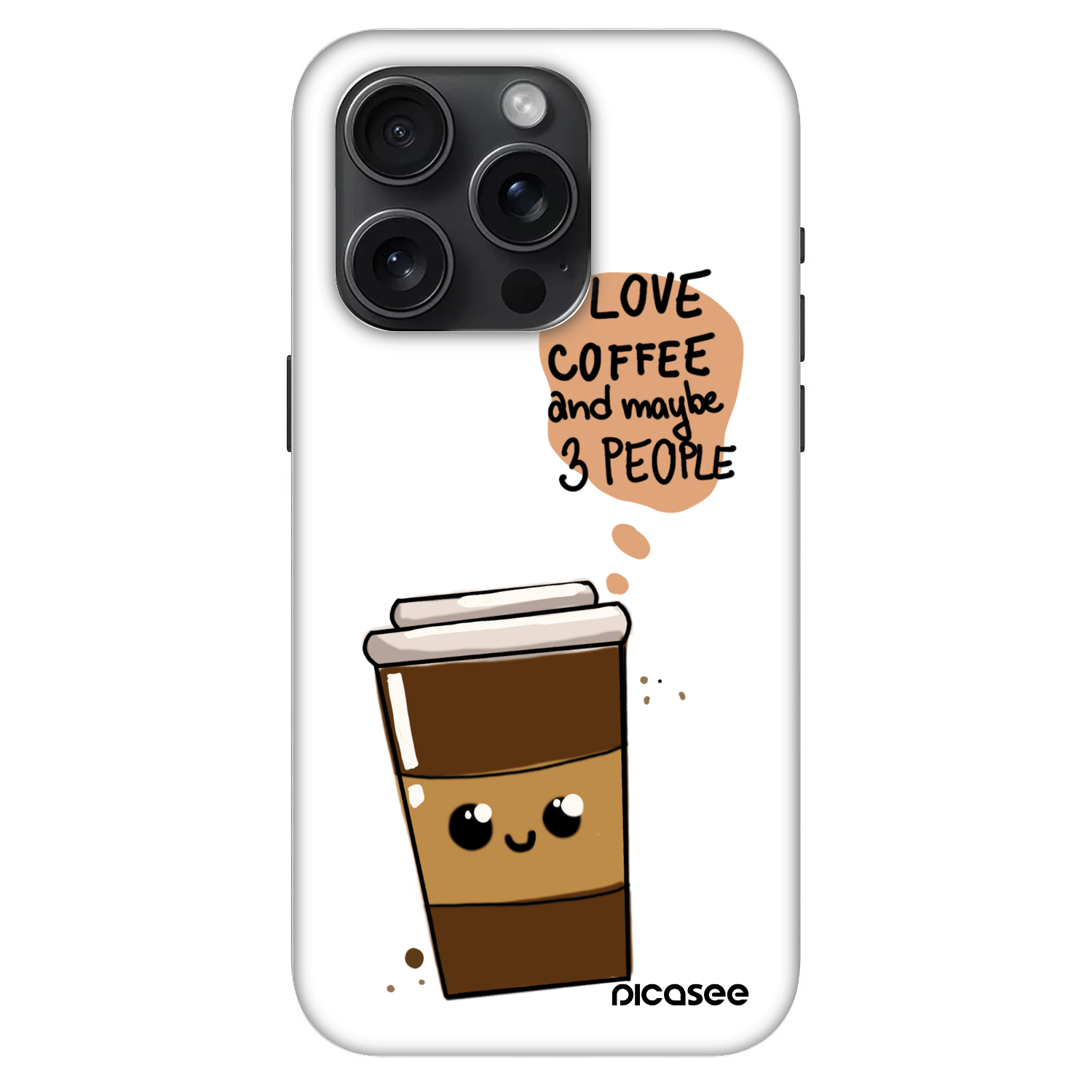 Picasee Fashion Case MagSafe für Apple iPhone 15 Pro - Cute coffee