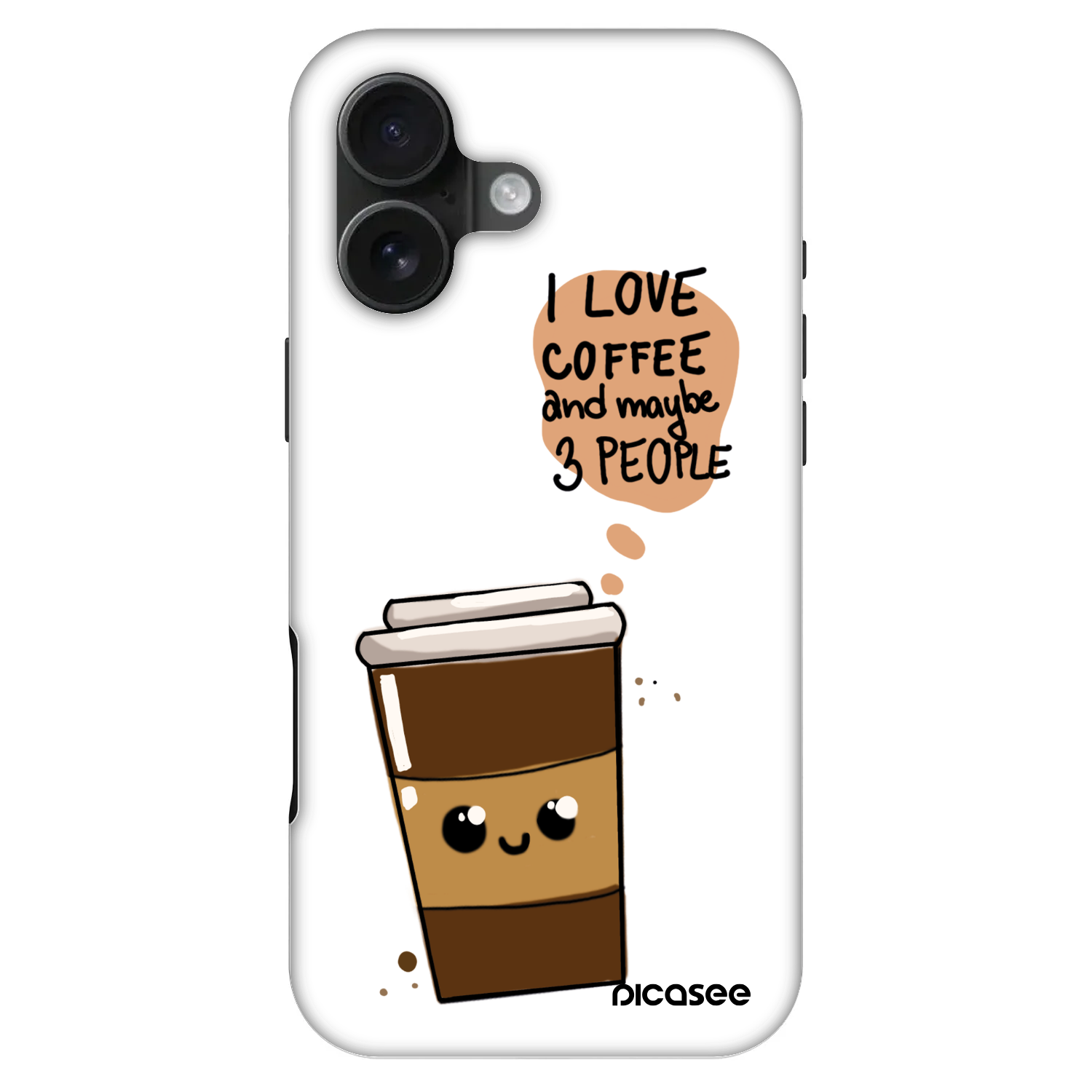 Picasee Fashion Case MagSafe für Apple iPhone 16 - Cute coffee