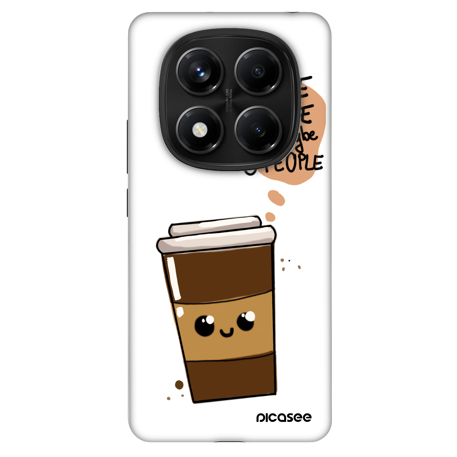 Picasee Fashion Case für Xiaomi Redmi Note 14 Pro 4G - Cute coffee