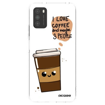 Picasee Xiaomi Poco M3 Hülle - Transparentes Silikon - Cute coffee
