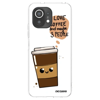 Picasee Xiaomi Mi 11 Hülle - Transparentes Silikon - Cute coffee