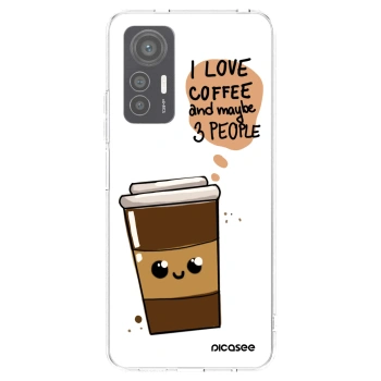 Picasee Xiaomi 12 Lite Hülle - Transparentes Silikon - Cute coffee