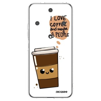 Picasee Honor Magic5 Lite 5G Hülle - Transparentes Silikon - Cute coffee