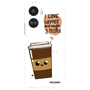 Picasee Honor 90 Lite 5G Hülle - Transparentes Silikon - Cute coffee