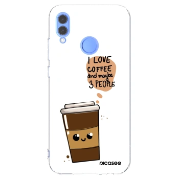 Picasee Honor 10 Lite Hülle - Transparentes Silikon - Cute coffee