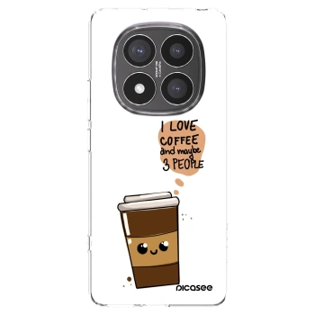 Picasee Xiaomi Redmi Note 14 Pro+ 5G Hülle - Transparentes Silikon - Cute coffee