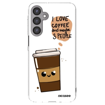 Picasee Samsung Galaxy A16 5G Hülle - Transparentes Silikon - Cute coffee