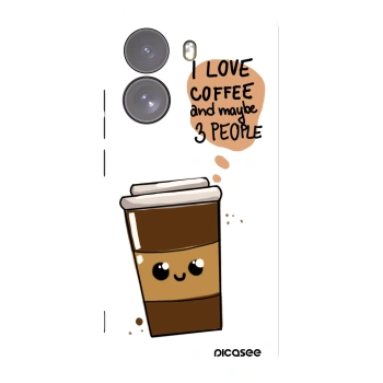 Picasee Xiaomi Poco X7 Hülle - Schwarzes Silikon - Cute coffee