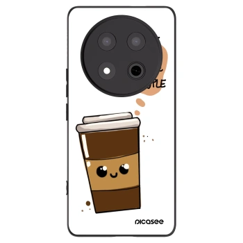 Picasee Honor Magic7 Lite 5G Hülle - Schwarzes Silikon - Cute coffee