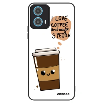 Hülle für Motorola Moto G34 5G - Cute coffee
