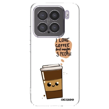 Picasee Xiaomi 15 Hülle - Transparentes Silikon - Cute coffee