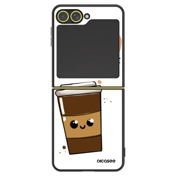 Hülle für Samsung Galaxy Z Flip5 5G - Cute coffee