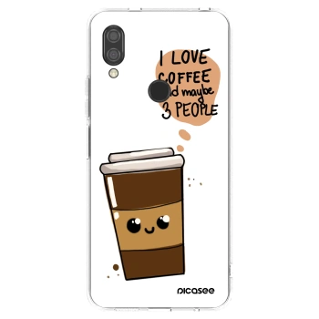 Picasee Xiaomi Redmi 7 Hülle - Transparentes Silikon - Cute coffee
