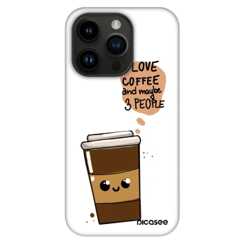 Hülle für Apple iPhone 14 Pro - Cute coffee