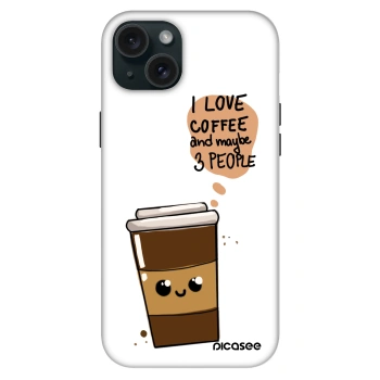 Hülle für Apple iPhone 15 Plus - Cute coffee