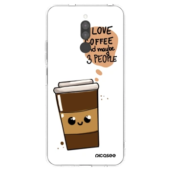 Picasee Xiaomi Redmi 8 Hülle - Transparentes Silikon - Cute coffee