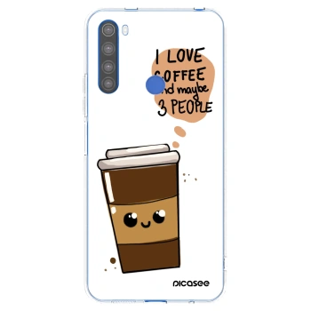 Picasee Xiaomi Redmi Note 8T Hülle - Transparentes Silikon - Cute coffee
