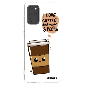 Picasee Samsung Galaxy S20+ G985F Hülle - Transparentes Silikon - Cute coffee