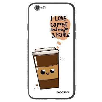 Hülle für Apple iPhone 6/6S - Cute coffee