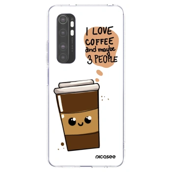 Picasee Xiaomi Mi Note 10 Lite Hülle - Transparentes Silikon - Cute coffee