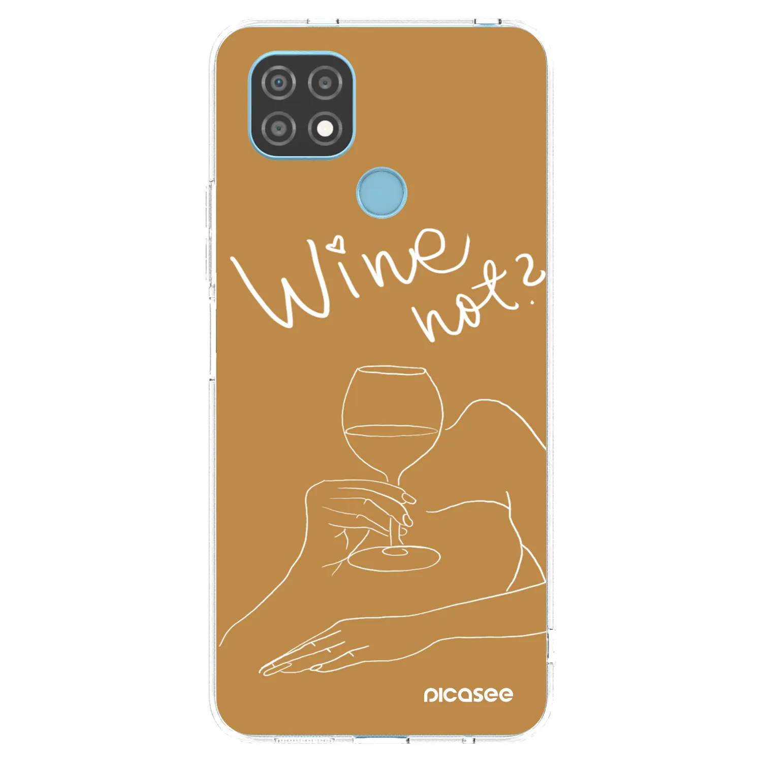 Picasee Realme C21 Hülle - Transparentes Silikon - Wine not