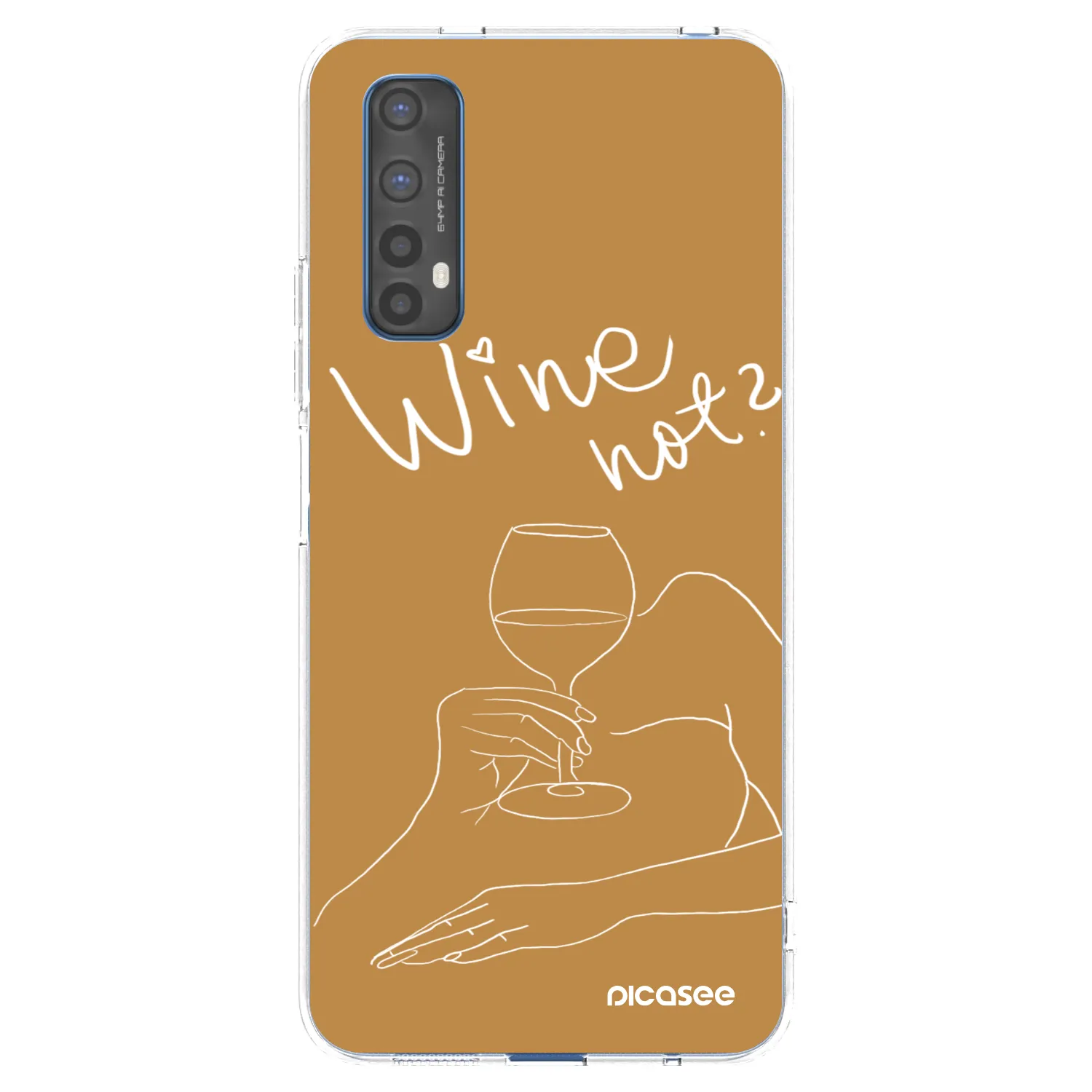 Picasee Realme 7 Hülle - Transparentes Silikon - Wine not